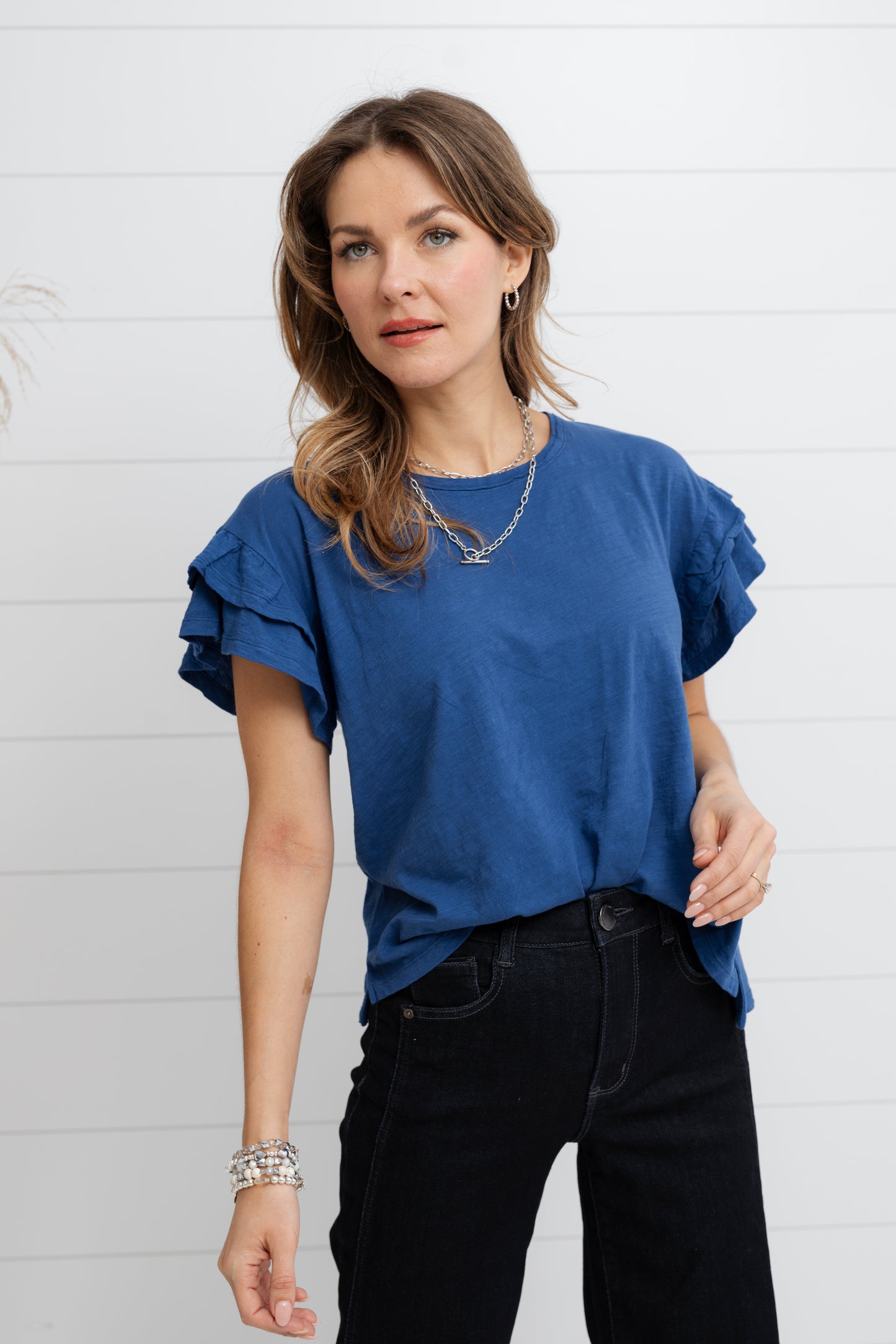 Skyrise Wide Leg with Double Side Seam