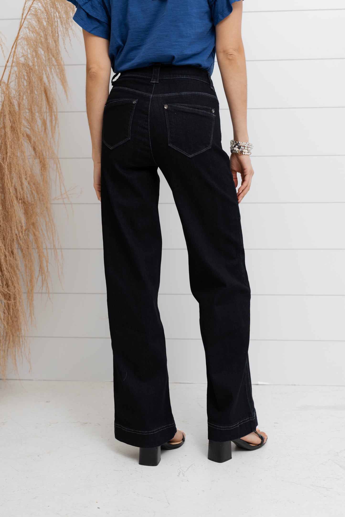 Skyrise Wide Leg with Double Side Seam