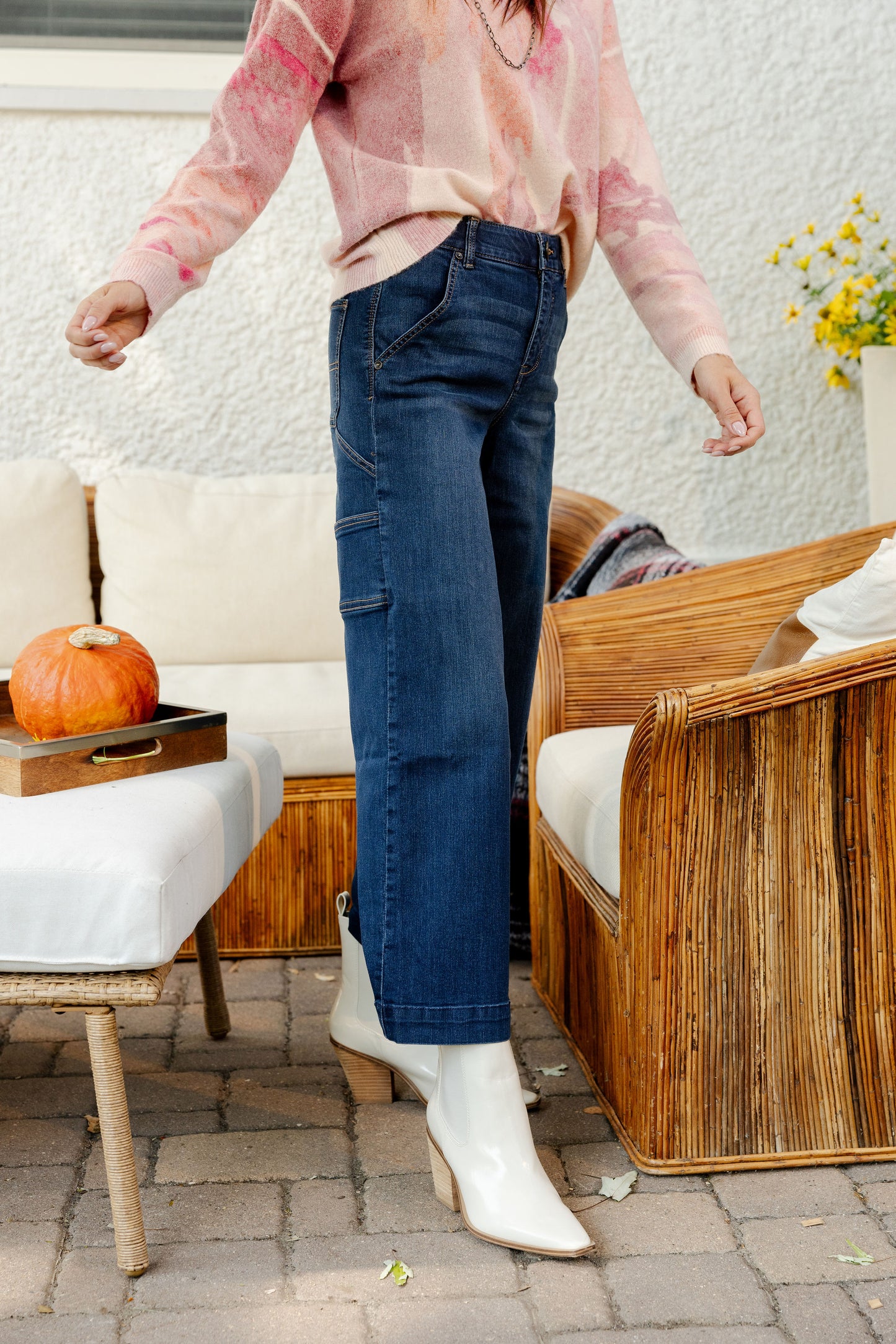High Rise Carpenter Wide Leg