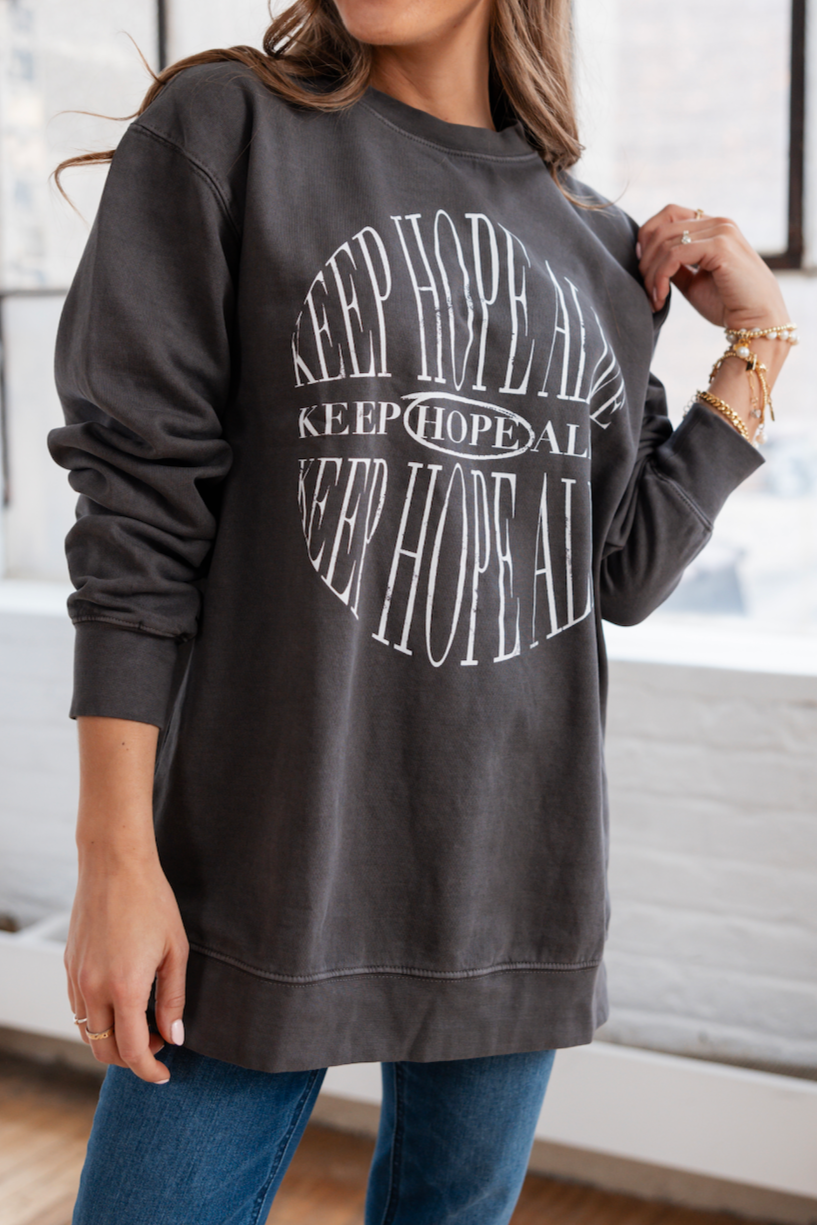 Keep Hope Alive Graphic Sweatshirt