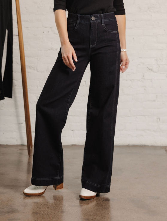 Skyrise Wide Leg with Double Side Seam