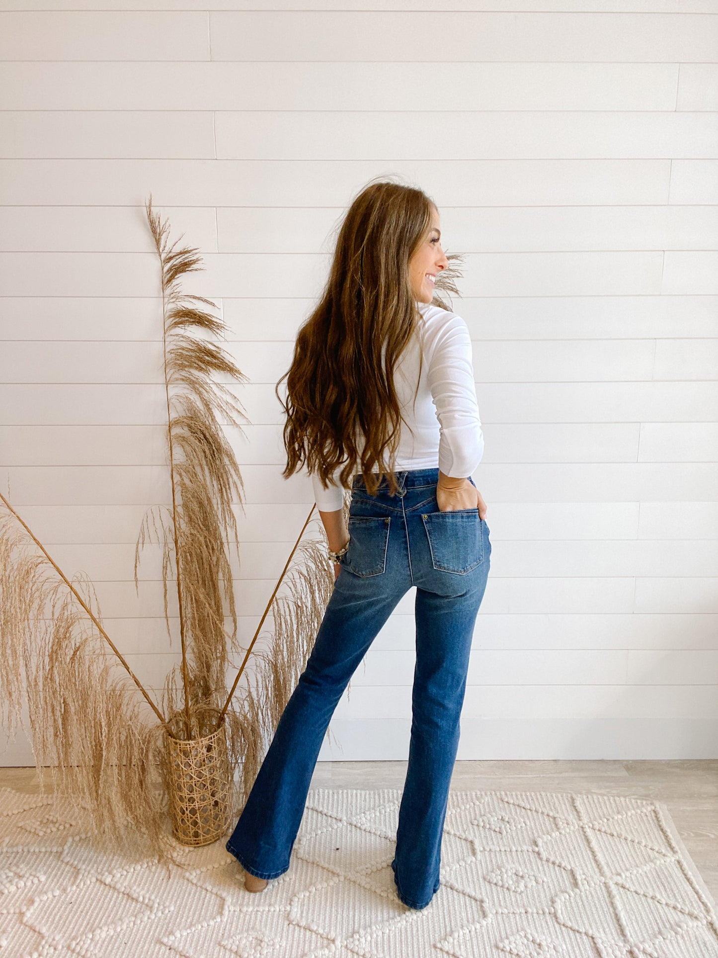 Front Slit High Rise Itty Bitty Boot