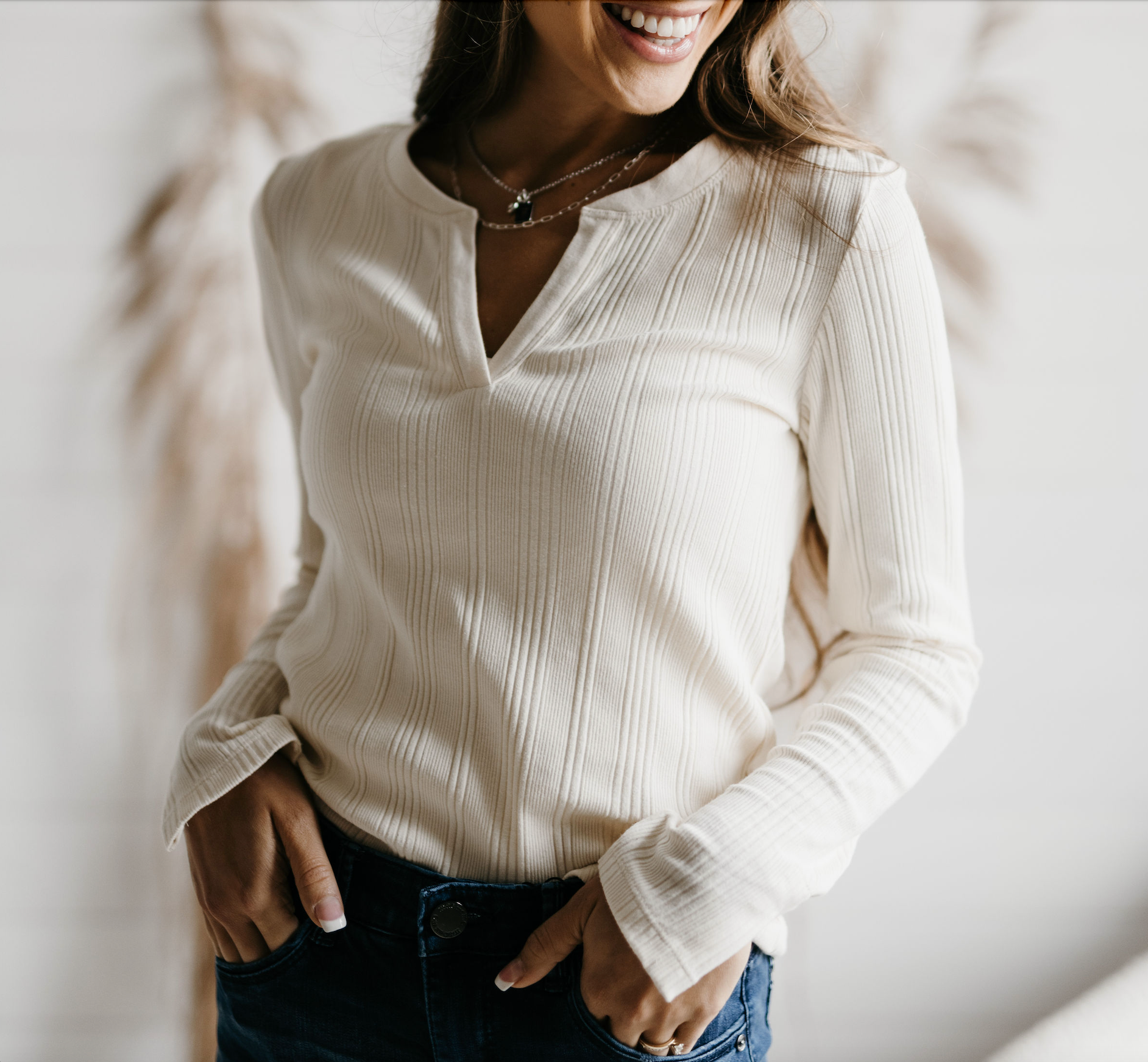 Variegated Stretch Rib Mac and Me Top