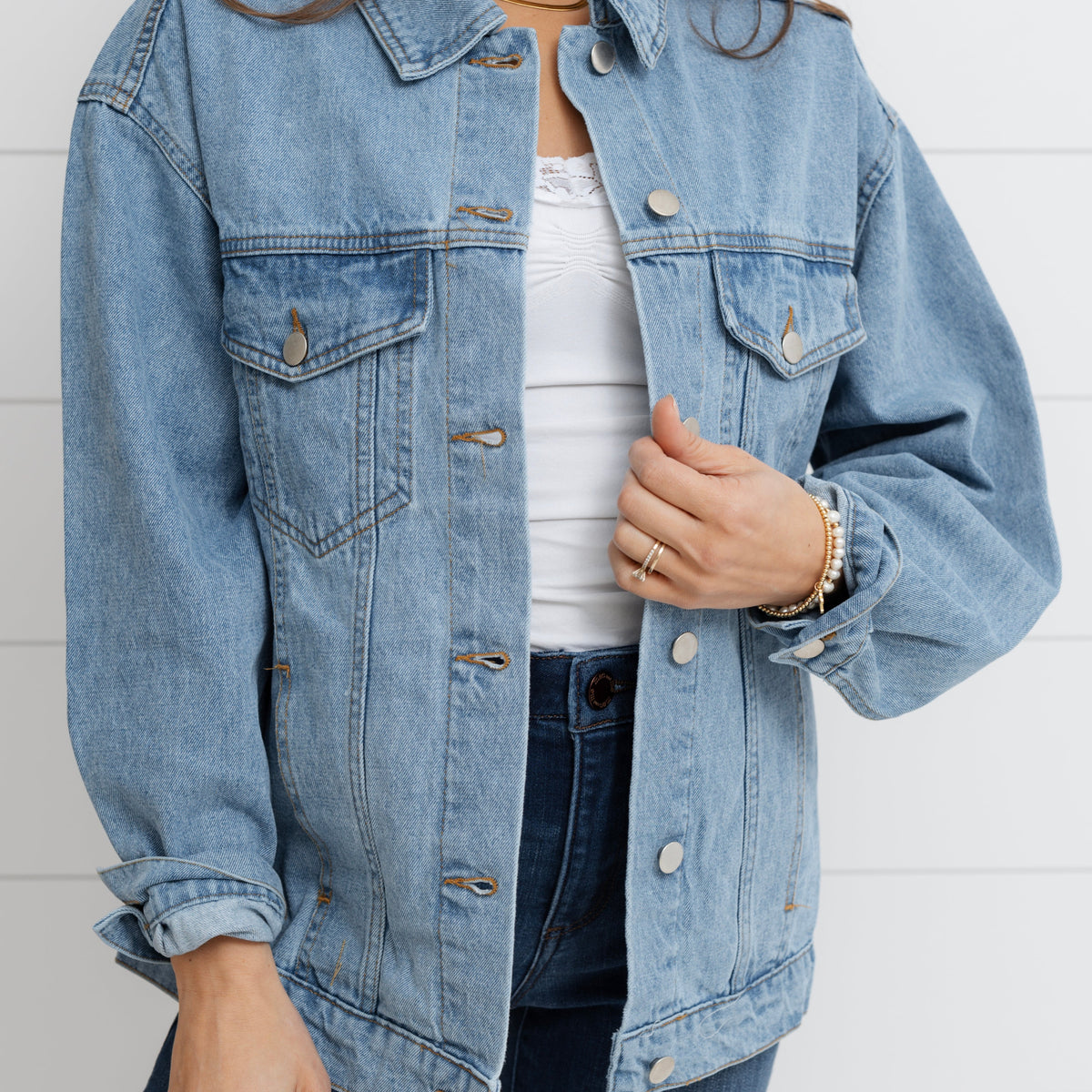 Boyfriend Denim Jacket – Mac and Me