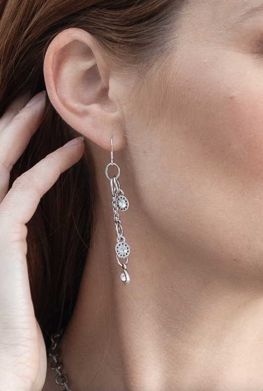 Edge Cascade Earring