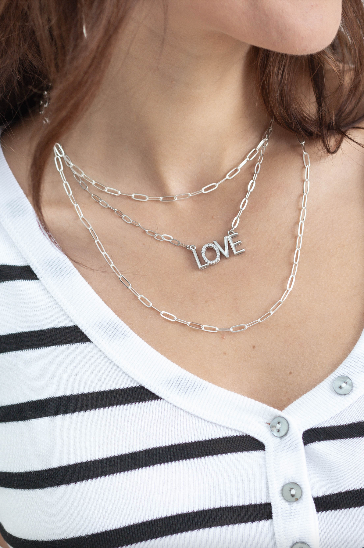 36" Paperclip Chain Necklace