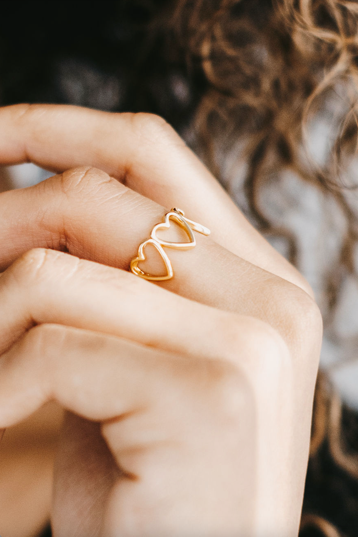 Adjustable Heart Ring