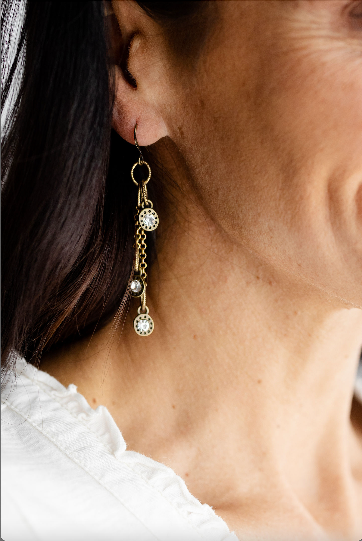 Edge Cascade Earring