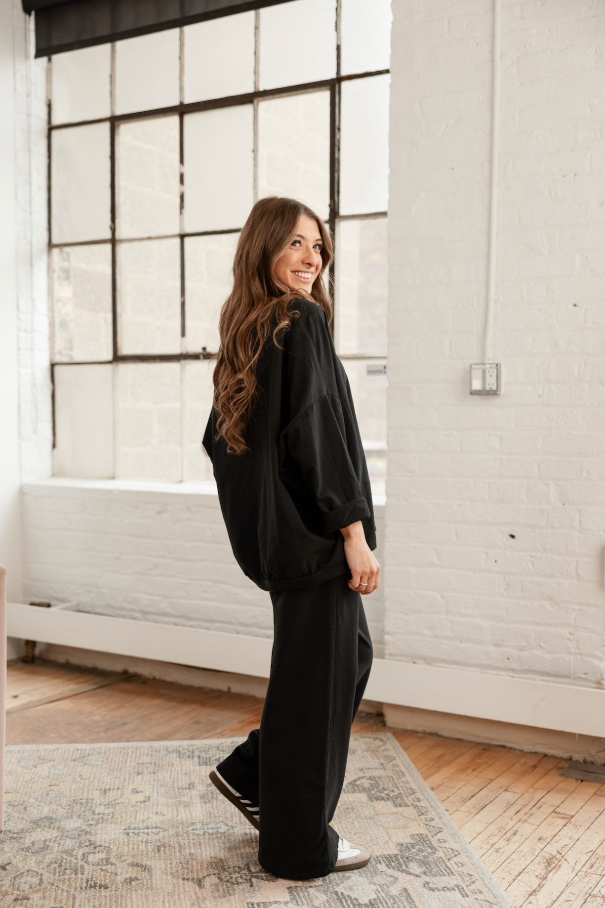 Italian Jet Setter Flowy Top