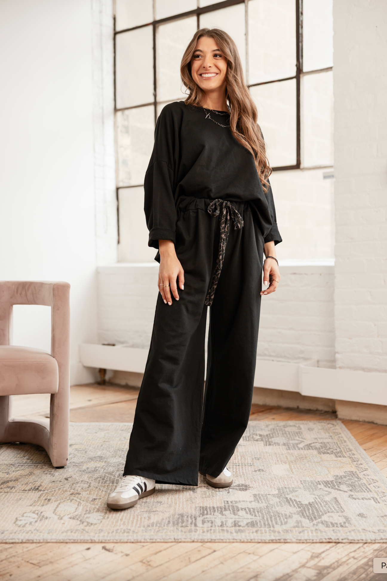 Italian Jet Setter Flowy Top