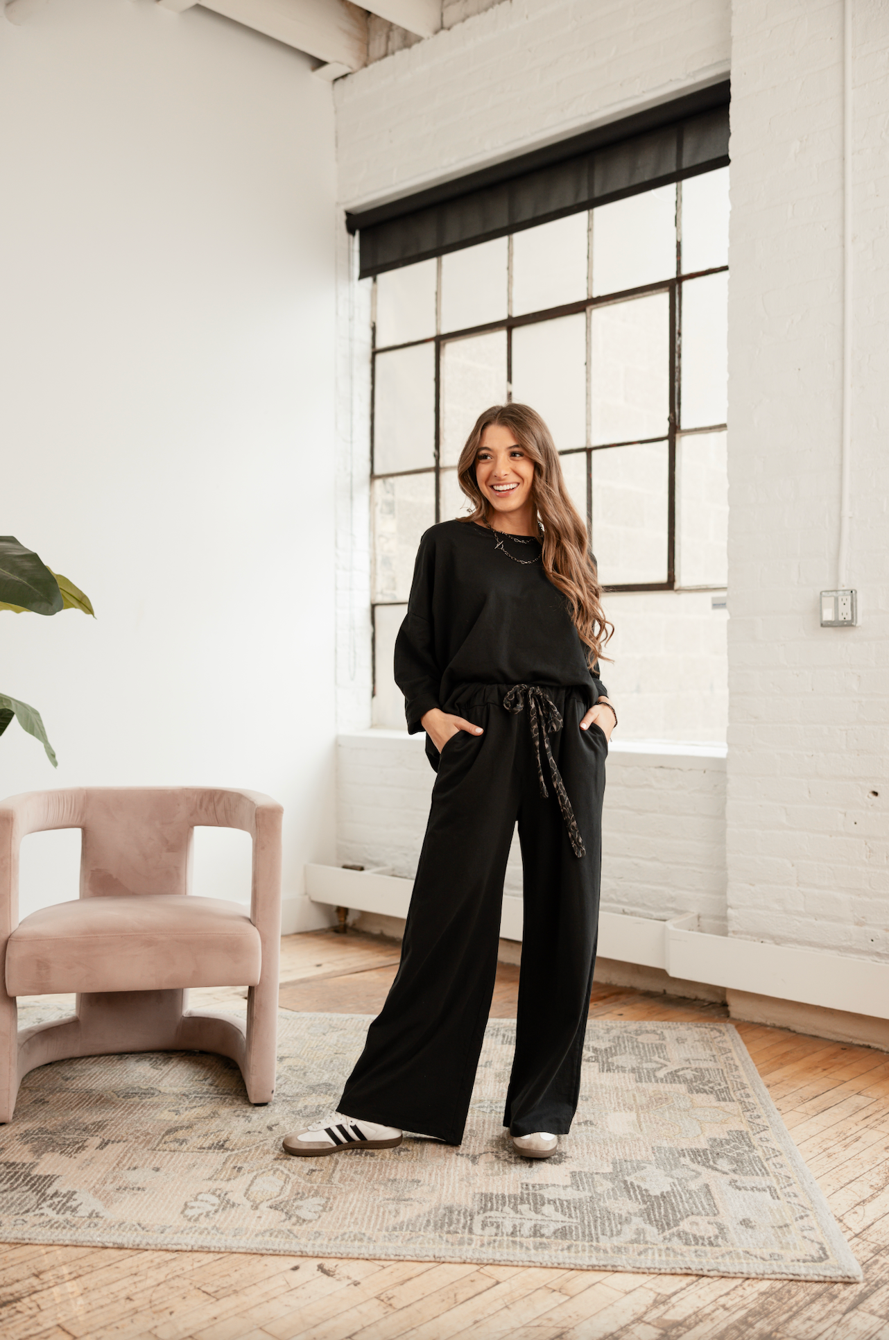 Italian Jet Setter Flowy Top